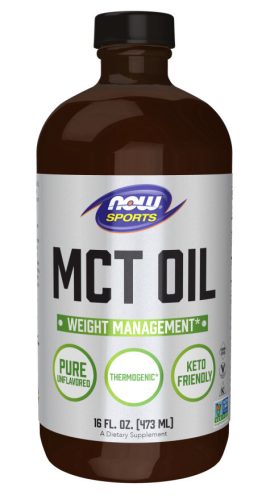 Now Foods MCT Oil Unflavored (Ízesítetlen) 16oz 473ml