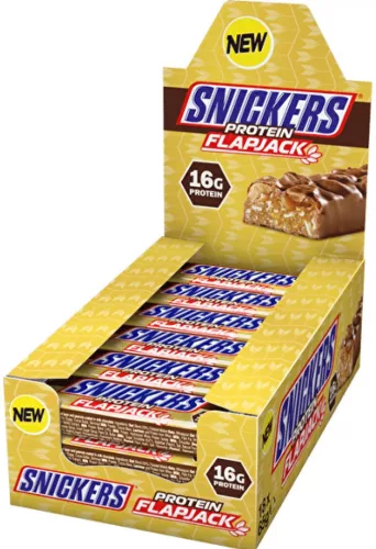 S&M Karton Flapjack HiProtein SNICKERS 18x65g