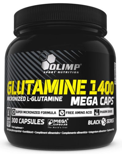 Olimp Nutrition Glutamine Mega Caps 1400 300 Caps 300 Kapszula