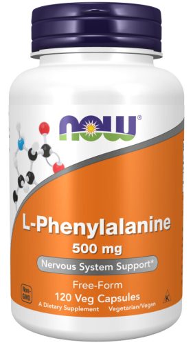 Now Foods L-Phenylalanine 500mg 120 Veg Capsules 120 Kapszula