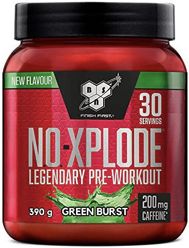 BSN N.O.-Xplode Legendary Pre-Workout 390g Green Burst (Kiwi Eper)