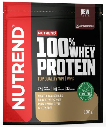 Nutrend 100% Whey 1000g Strawberry (Eper)