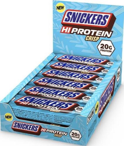 S&M Karton HiProtein Bar 12x55g SNICKERS CRISP EXP.:2026/04/01