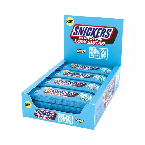S&M Karton HiProtein Bar 12x55g SNICKERS LOW SUGAR CRISP EXP.:2026/12/12