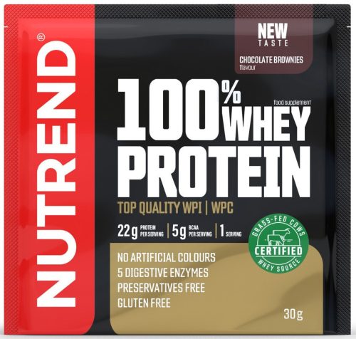 Nutrend 100% Whey 30g (1serving) Caramel Latte (Karamell Latte)