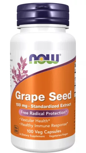 Now Foods Grape Seed 100mg 100 Veg Capsules 100 Kapszula