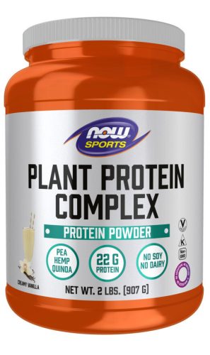 Now Foods Plant Protein Complex 907g Creamy Vanilla (Vanília)