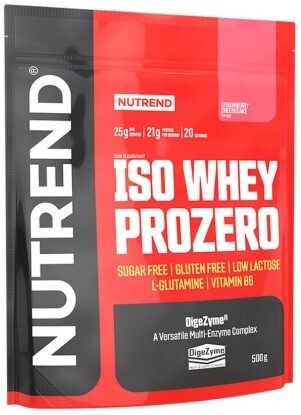 Nutrend Iso Whey Prozero 500g Strawberry Cheesecake (Eper Sajttorta)