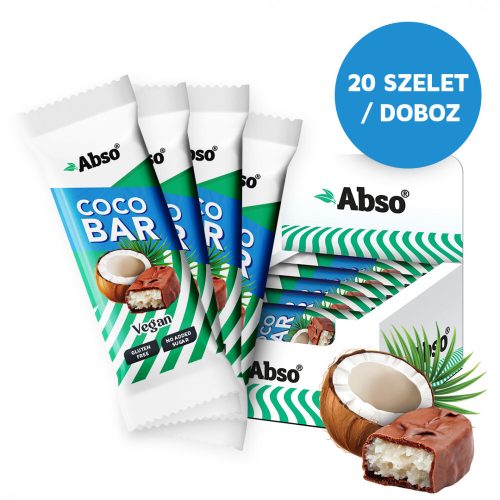 Absorice Karton Coco Bar 20x35g Coconut (Kókusz)