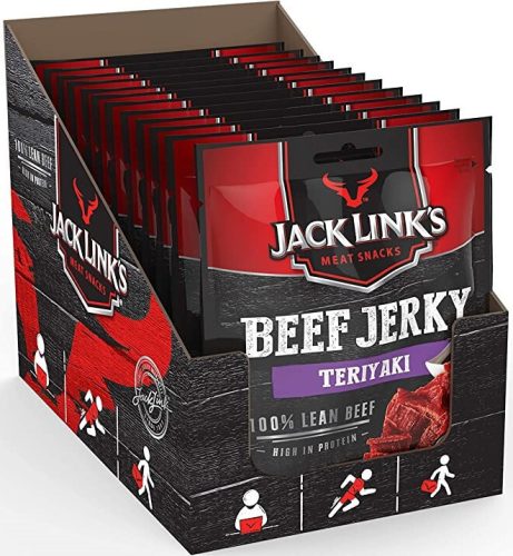 Jack Links Karton Beef Jerky 12x60g Teriyaki (Teriyaki)