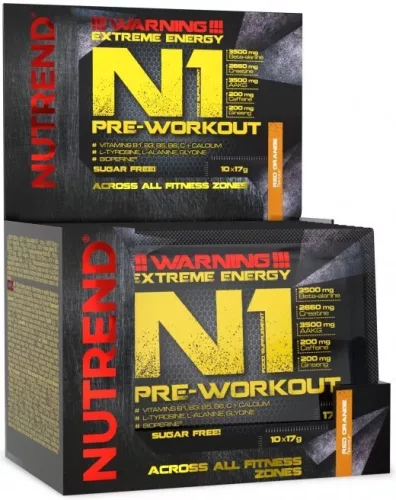 Nutrend Karton N1 Pre-Workout Booster 10x17g Grapefruit (Grapefruit)