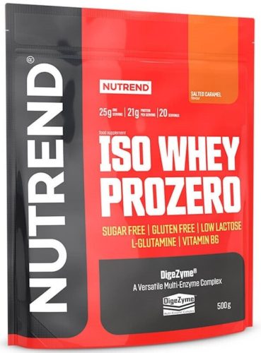 Nutrend Iso Whey Prozero 500g Salted Caramel (Sós Karamell)