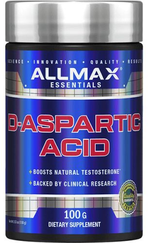 Allmax Nutrition D-Aspartic Acid 100g Unflavored (Ízesítetlen)