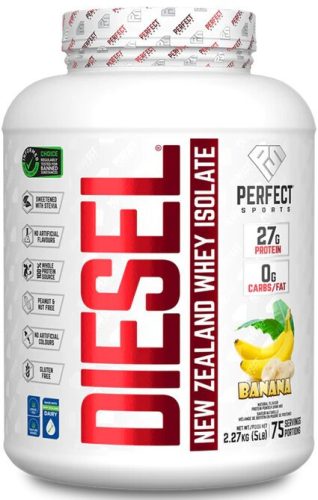 Perfect Sports Diesel 100% New Zealand Whey Isolate 2267g Banana (Banán)