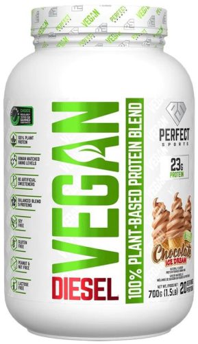 Perfect Sports Diesel Vegan 100% Plant-Based Protein Blend 700g Chocolate Ice Dream (Csokoládé)