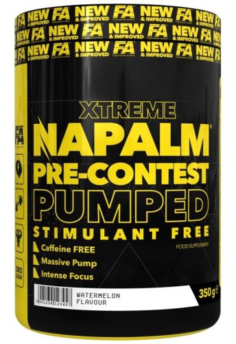 Fitness Authority Xtreme Napalm Pre-Contest Pumped STIMULANT FREE 350g Sour Watermelon (Görögdinnye)