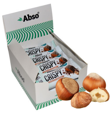 Absorice Karton Abso Bar Crispy 16x50g Double Chocolate (Csokoládé)