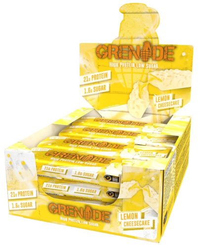 Grenade Karton Carb Killa Protein Bar 12x60g Lemon Cheesecake (Citrom Sajttorta)