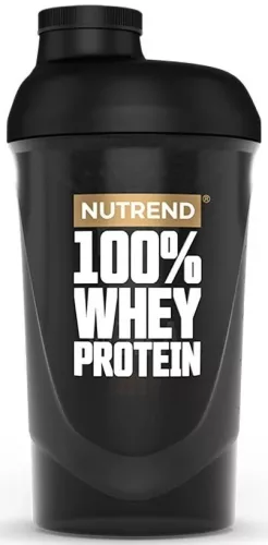 Nutrend Shaker 100% Whey Protein 600ml Black (Fekete)