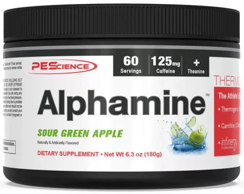PEScience Alphamine 174g Sour Green Apple (Zöldalma)