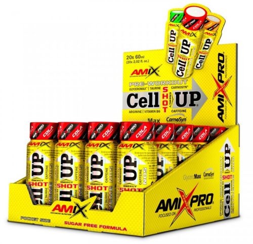 AMIX Karton Cell UP Shot 20x60ml Original Energy (Gyümölcspuncs) EXP.:2025/12/31