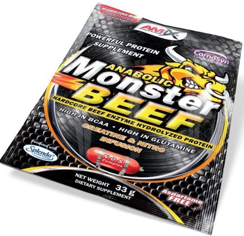 AMIX Karton Monster Beef 1 Serving 20x33g Chocolate (Csokoládé)