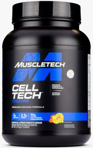 Muscle Tech Cell Tech Creatine Research-Backed Formula 2270g Fruit Punch (Gyümölcspuncs)