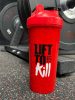 Mutant Lift To Kill Shaker Cup 600ml Red (Piros)