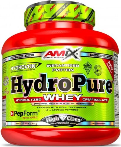 AMIX HydroPure Hydrolyzed Whey CFM 1600g Peanut Butter Cookies (Mogyoróvaj Sütemény)