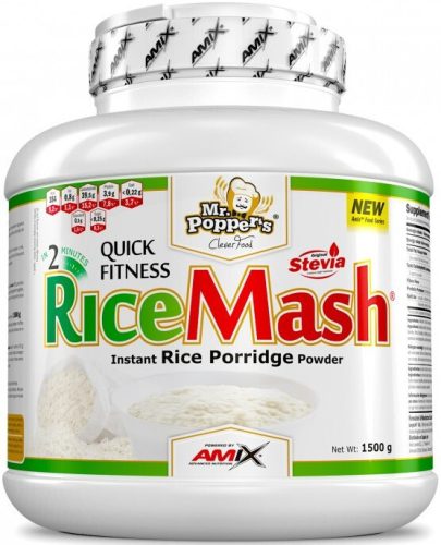 AMIX Mr. Poppers RiceMash 1500g Unflavored (Ízesítetlen) EXP.:2026/01/30