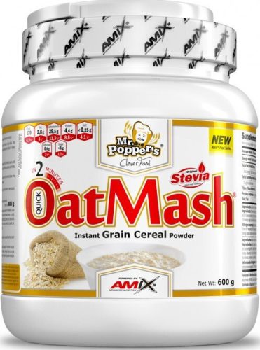 AMIX Mr. Poppers OatMash 600g Fresh Wild Berry (Erdei Gyümölcs)