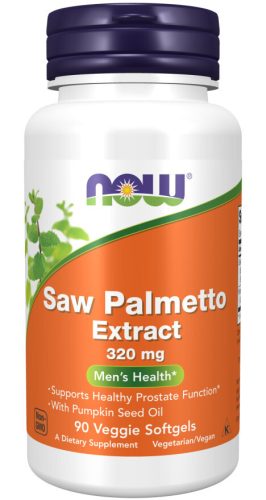 Now Foods Saw Palmetto Extract 320mg 90 Veggie Softgels 90 Vegetáriánus Kapszula