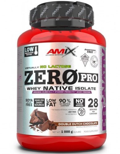 AMIX ZeroPro® Protein 1000g Double Dutch Chocolate (Csokoládé)