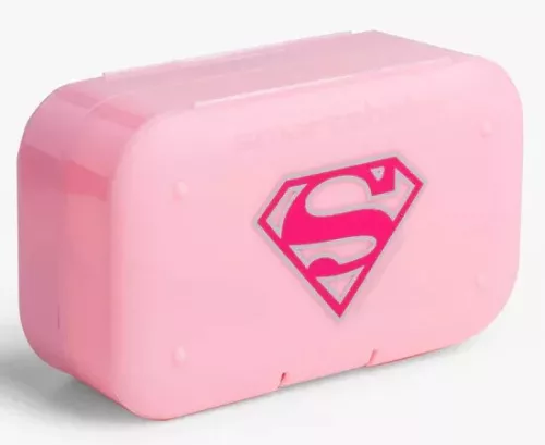 SmartShake SmartShake Pill Box Organizer DC Supergirl (2 Pack) Pink (Rózsaszín)