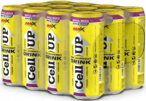 AMIX Karton Cell Up Drink 12x500ml Tropical Breeze (Trópusi Gyümölcs)