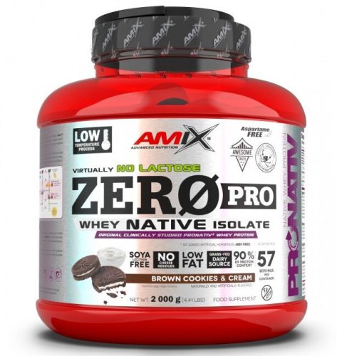 AMIX ZeroPro® Protein 2000g Brown Cookies & Cream (Sütikrém)