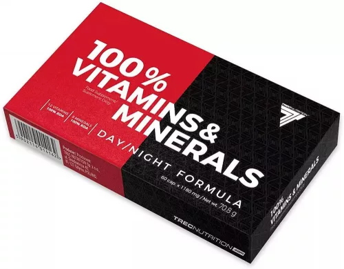 Trec Nutrition 100% Vitamins & Minerals Day and Night Formula 60 Kapszula