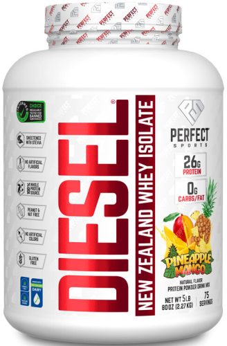 Perfect Sports Diesel 100% New Zealand Whey Isolate 2267g Pineapple Mango (Ananász Mangó)