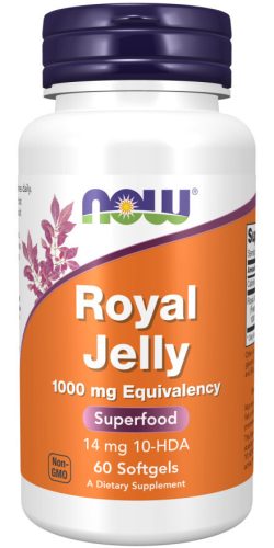 Now Foods Royal Jelly 1000mg 60 Softgels 60 Gélkapszula EXP.:2026/01/01