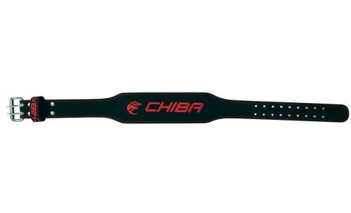 Chiba Chiba Leather Belt Black/Red (Fekete/Piros) M (Közepes Méret)
