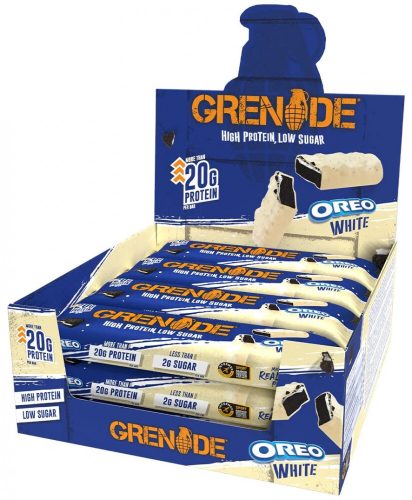 Grenade Karton Carb Killa Protein Bar 12x60g Oreo White (Fehér Oreo Keksz) EXP.:2025/12/31