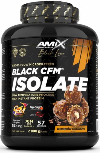 AMIX Amix® Black Line Black CFM® Isolate 2000g Bombón Crunchy (Ropogós Bonbon)