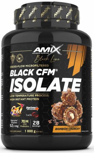 AMIX Amix® Black Line Black CFM® Isolate 1000g Bombón Crunchy (Ropogós Bonbon)