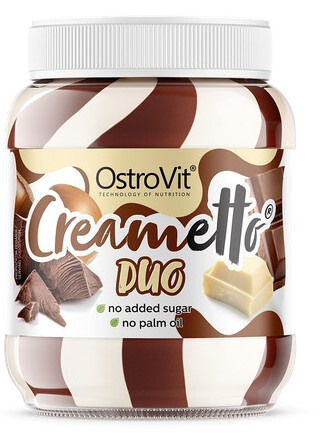 OstroVit Creametto 350g Duo (Tejcsokoládé Fehércsokoládé)