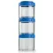   Blender Bottle Go Stak 3x100ml Cyan (Kék) 3 Részes Tároló Szett