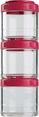 Blender Bottle Go Stak 3x100ml Pink (Rózsaszín) 3 Részes Tároló Szett