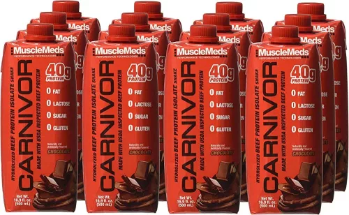 MuscleMeds Karton Carnivor RTD 12x500ml Fruit Cereal (Gyümölcsös Müzli)