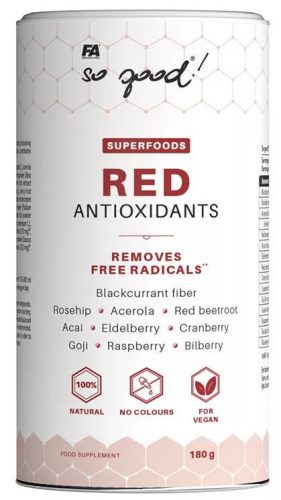 Fitness Authority So Good! Red Antioxidants 180g Red Fruits (Piros Gyümölcs)
