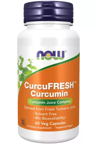 Now Foods CurcuFRESH Curcumin 60 Veg Capsules 60 Kapszula