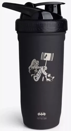 SmartShake Reforce Stainless Steel DC Comics 900ml Fém Shaker Harley Quinn